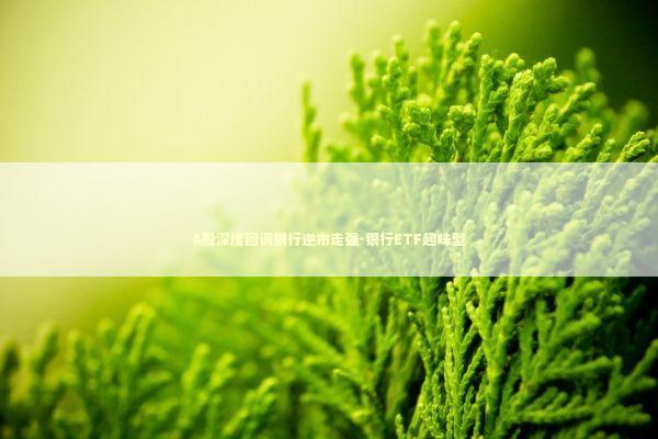 A股深度回调银行逆市走强-银行ETF趣味型 新闻