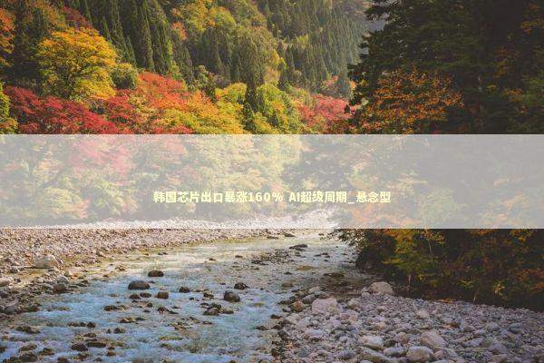 韩国芯片出口暴涨160% AI超级周期_悬念型 新闻