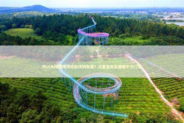 你以为随便搜搜就能找到答案？这里面其实藏着不少门道 IT技术